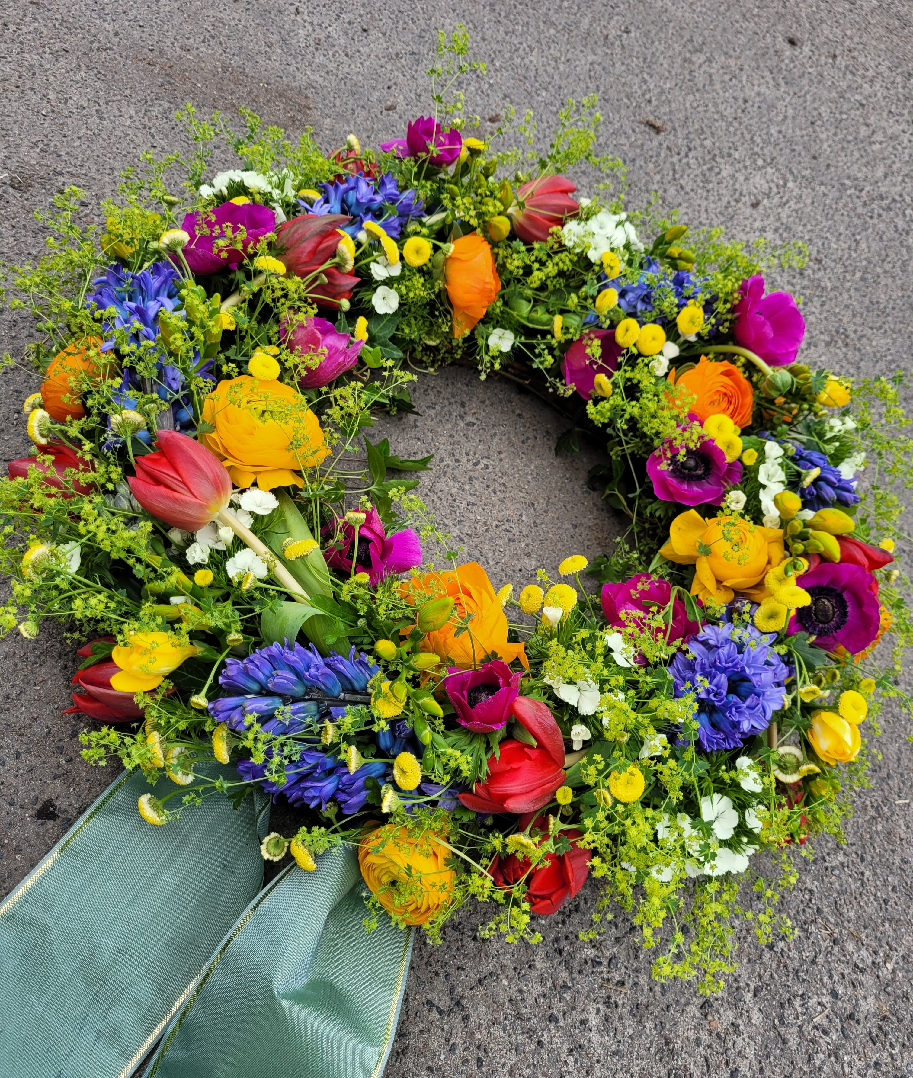 Blütenkranz Trauerfloristik