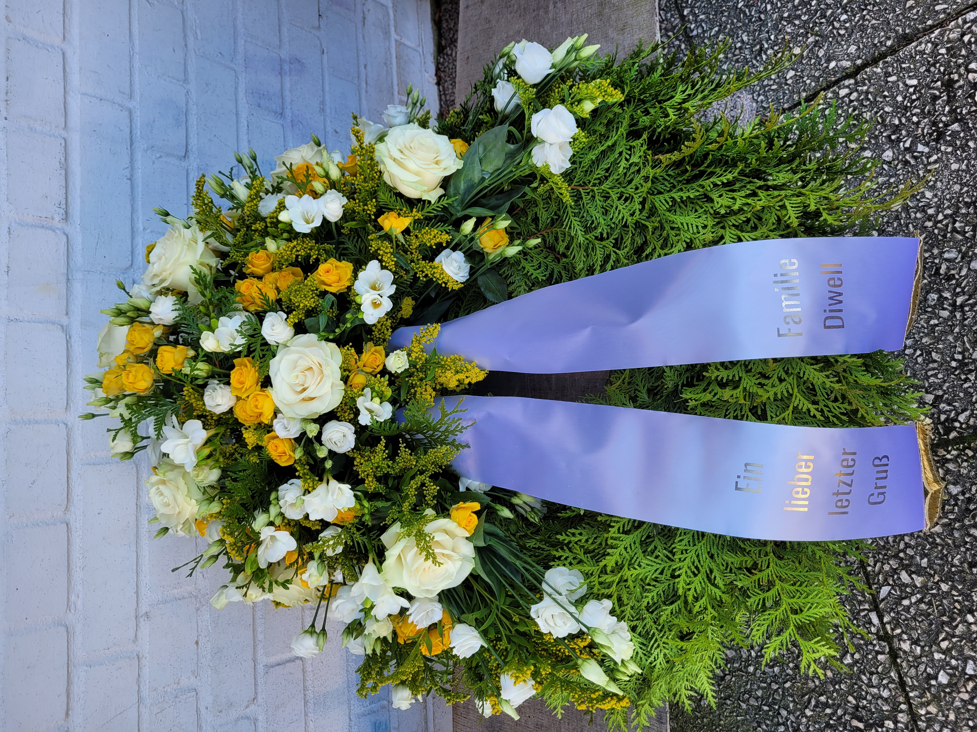 Thujakranz Trauerfloristik